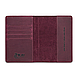 Фіолетова дизайнерська шкіряна обкладинка для паспорта з відділенням для карток, колекція "Buta Art", фото 4