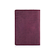 Фіолетова дизайнерська шкіряна обкладинка для паспорта з відділенням для карт, колекція "Mehendi Classic", фото 2