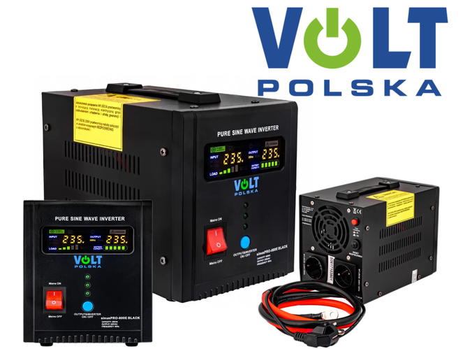 Volt Polska SINUSPRO-800E 500Вт 800Вт Источник бесперебойного питания ...