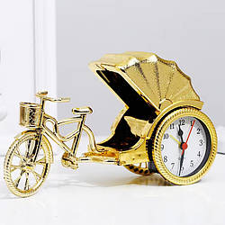 Годинник у формі велосипеда (рикша).