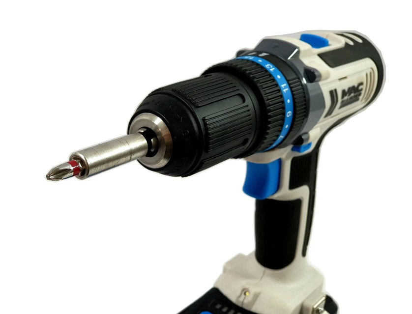 Набор электроинструментов MacAllister / Шуруповерт+болгарка 2Ah +