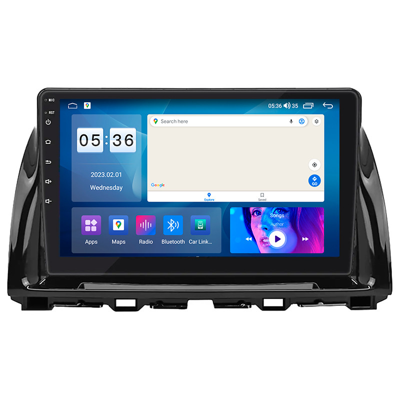 Штатна магнітола Lesko для Mazda CX-5 I Рестайлінг 2015-2017 екран 10" 2/32Gb CarPlay 4G Wi-Fi GPS Prime 5 шт.