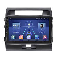 Штатная магнитола Lesko для Toyota Land Cruiser 200 Series 2007-2012 г 10" 6/128Gb 4G WiFi GPS Top Ланд Крузер