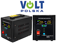 Источник бесперебойного питания Volt Polska преобразователь черный SINUSPRO-800E 500Вт 800Вт