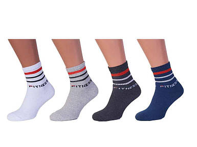 Шкарпетки жіночі махрові мікс арт. CРGN-3 р.23-25 12пар ТМ Золотий клєвєр FG