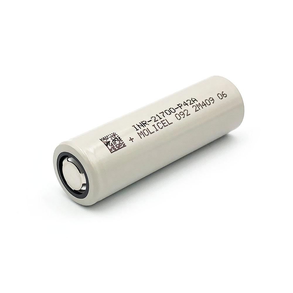 Високотоковий акумулятор Li-Ion INR21700 Molicel P42A 4200mAh 45A (3.7v) 1шт.