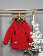 Термо куртка червона дитяча