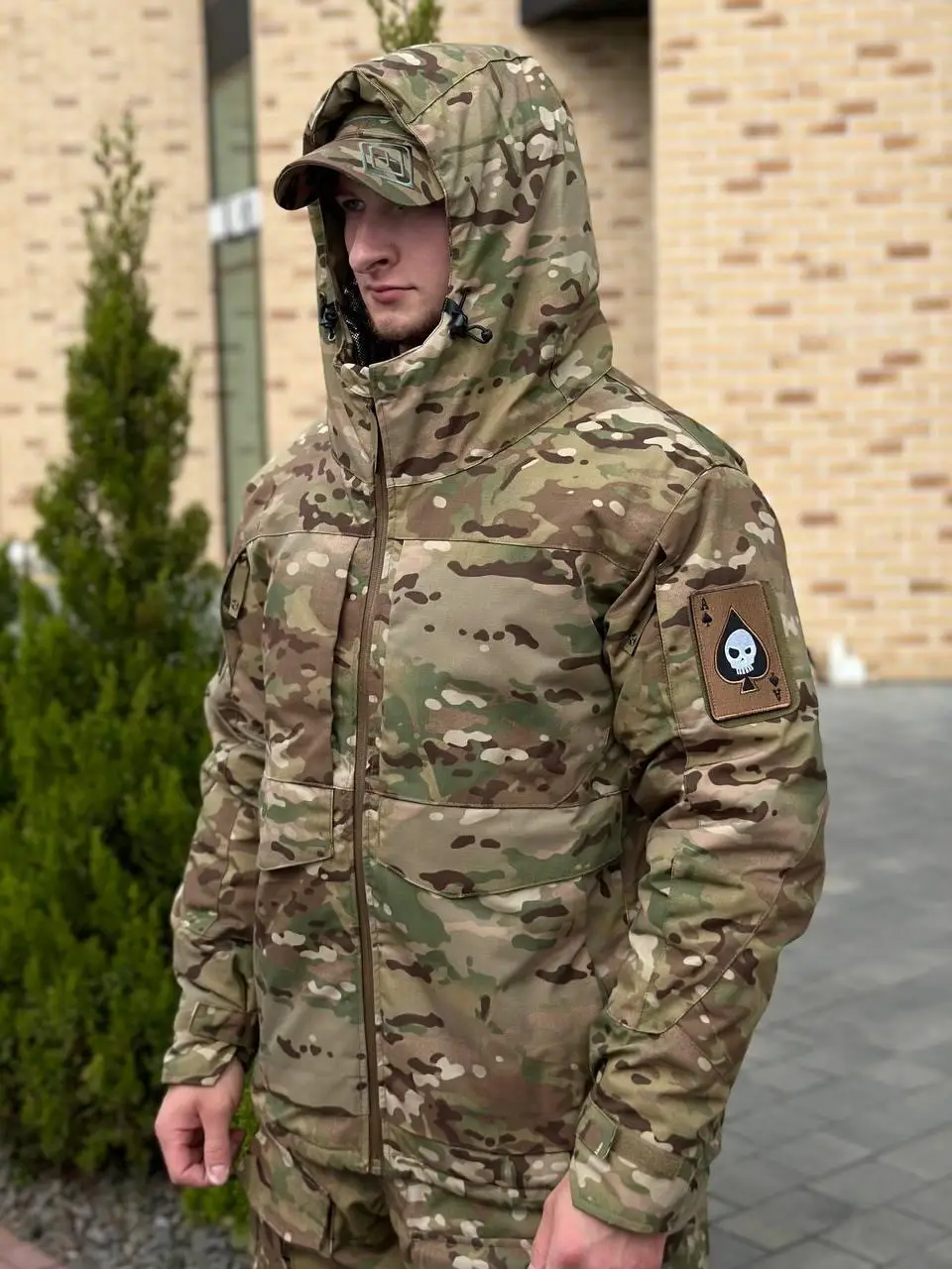 Тактична чоловіча куртка пуховик (Мультиком) XL