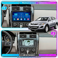 Штатна магнітола Lesko для Mazda CX-9 I 2006-2012 екран 10" 6/128Gb 4G Wi-Fi GPS Top 1 шт., фото 4