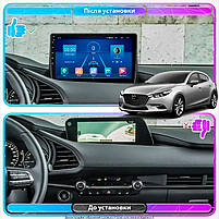 Штатна магнітола Lesko для Mazda 3 IV (BP) 2019-н.в. екран 10" 6/128Gb 4G Wi-Fi GPS Top 5 шт., фото 3
