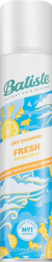 Шампунь сухий Batiste Dry Shampoo Fresh Breezy Citrus 200 мл