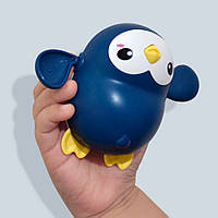 Заводна дитяча іграшка для купання у ванній Пингвин Синій
