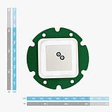 GPS антена панельна мультидіапазонна Ardusimple GNSS Multiband Side SMA Male 2.5dBiс кругова права - 1шт., фото 8