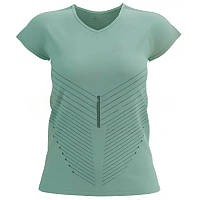 Спортивна компресійна жіноча футболка Compressport Performance SS Tshirt W, Creme De Menthe/Papaya Punch, XS