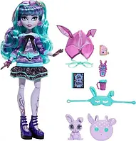 Лялька Монстер Хай Твайла Піжамна вечірка з вихованцем Monster High Creepover Party Twyla Doll Mattel