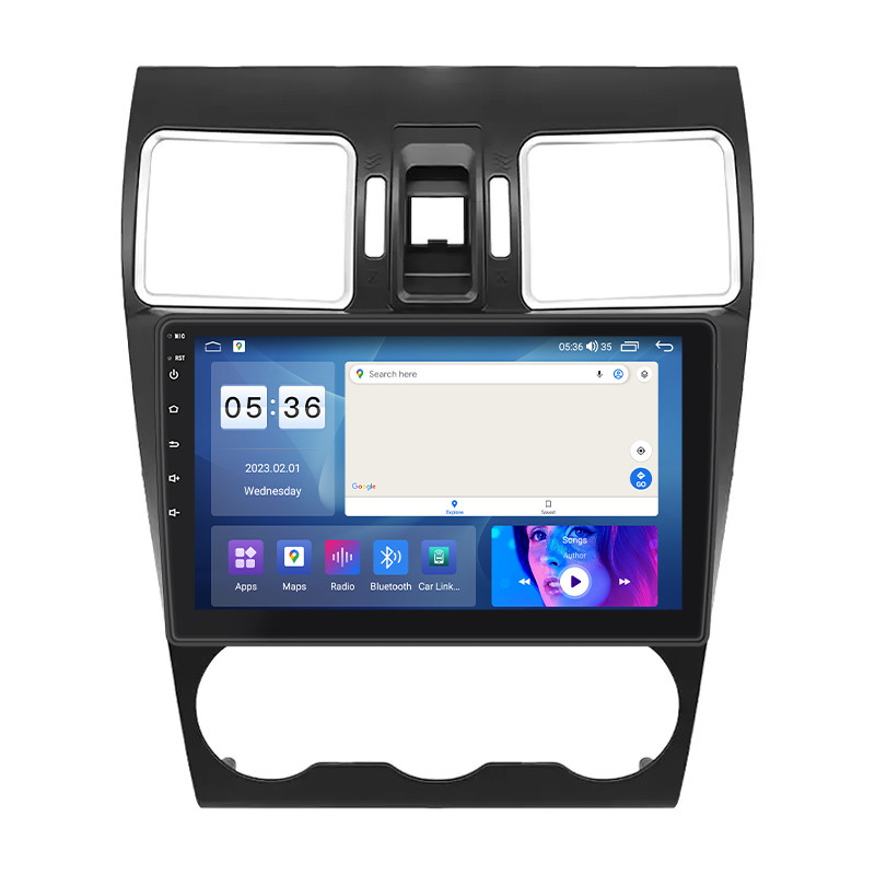 Штатна магнітола Lesko для Subaru XV I Рестайлінг 2015-2017 IPS 9" 2/32Gb CarPlay 4G Wi-Fi GPS Prime 6шт
