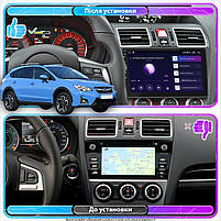 Штатна магнітола Lesko для Subaru XV I 2011-2016 екран 9" 2/32Gb Wi-Fi GPS Base 6 шт., фото 3