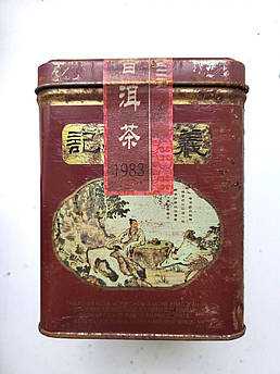 Колекційний Юньнаньський чай Шу Пуер 1983 рік, Витриманий чай у Залізному Банку 180 г