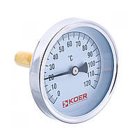Термометр аксіальний з занурювальною гільзою