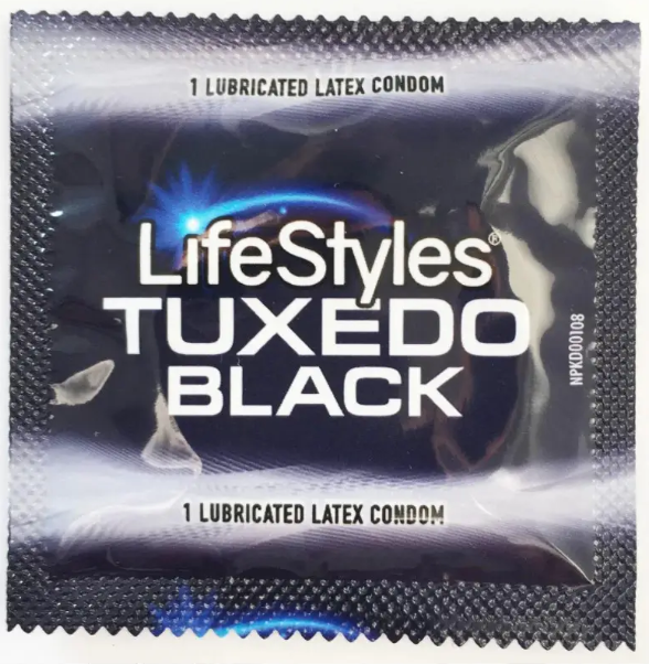 Презервативи LIFESTYLES TUXEDO Black (чорні)