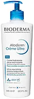 Біодерма ультра зволожуючий, ультра-живильний крем, Bioderma Atoderm Crème Ultra, 500 мл, термін 01/2026