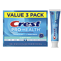 Зубна паста відбілююча Crest Pro-Health Clean Mint Прохелс 3 шт. 365 г