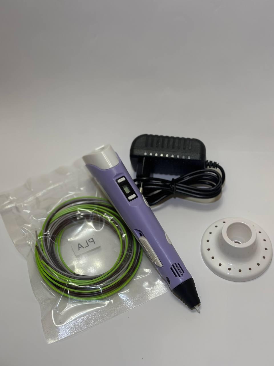 Ручка 3D Fun Game з різнокольоровим Еко пластиком, фото 1