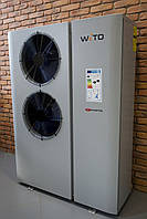 Тепловий насос повітря-вода WITO 8,5 кВт інверторним компресором та баком-теплообмінником на 70 л