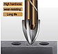 Набір свердел по кераміці каменю бетону склу 7 шт діаметр 3/4/5/ 6/8/10/12 мм, фото 2