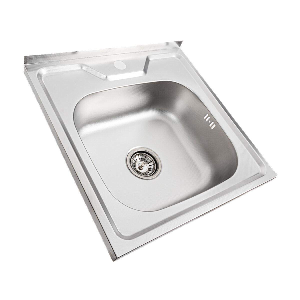Кухонна мийка Platinum 5050 Decor 0,6 мм
