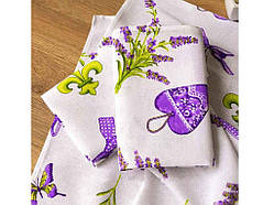 Рушник 33*75 лляний Бузок ТМ ПЛАТКИ-ОПТ