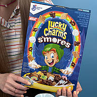 Lucky Charms Smores пластівці шоколадні з маршмеллоу 311 г (термін 13.02.24)