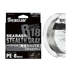 Шнур Seaguar R18 Complete Seabass Stealth Gray 150м #1 19lb NEW (174465) 4186611