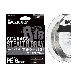 Шнур Seaguar R18 Complete Seabass Stealth Gray 150 м #1.2 22lb NEW (174466) 4186612