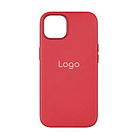 Чехол Leather Case with MagSafe для iPhone 15 Pro Max Цвет Crimson