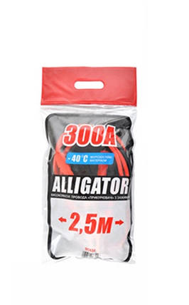 Комплект пускозарядний пристрій АКБ Alligator 12/24V, 45А + провода-прикурювачі Alligator 300А, фото 4