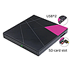 Зовнішній DVD-привід USB 3.0 + TYPE-C DVD CD для ПК Mac Ноутбук, фото 3