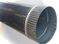 Оцинкована труба для димоходу 0,5 м. оцинкована D-160. на буржуйку