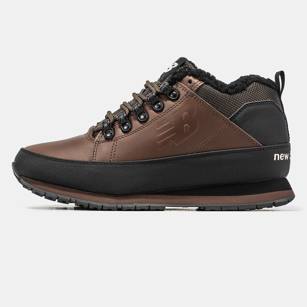 Зимові Чоловічі Черевики New Balance 754 Brown Black (Хутро) 41-44-45-46