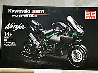 Конструктор SG Blocks - Мотоцикл Kawasaki H2R Ninja (чорний), 14+ років. Лего, Lego