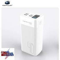 Внешний аккумулятор для телефона Konfulon A21S 40000 mAh PD 15W White (A21SW) Хороший power bank (PowerBank)