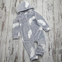 98 1,5-2 года спальный человечек сдельная пижама слип комбинезон для сна из махры плюша детский кигуруми