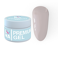 Гель для наращивания LUNA moon Premium Gel 19, 30 мл, серый