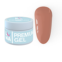 Гель для наращивания LUNA moon Premium Gel 13, 15 мл, кофе с молоком