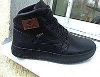 Зимняя мужская кожаная обувь ессо Cool shoes, 3945