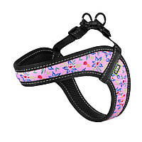 Шлея HIDOG COMFORT "Flowers pink" XXS 28-34 см