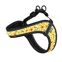 Шлея HIDOG COMFORT "Flowers yellow" S 36-42 см