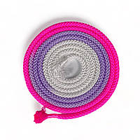 Скакалка для гимнастики Rope Sasaki M-280G Tri-color FIG White x Lavander x Pink (WxLDxP)