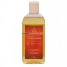 Розігрівальна масажна олія Vibratissimo Hot Moments, 250 мл