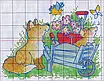 Набір для вишивання за нанесеною на канву схемою "The dogs and butterfly". AIDA 14CT printed, 20*16 см, фото 4